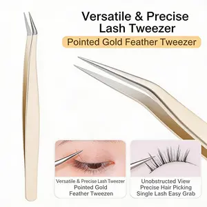 Professional Lash Tweezer – Precision Tip for Individual & Cluster Lashes