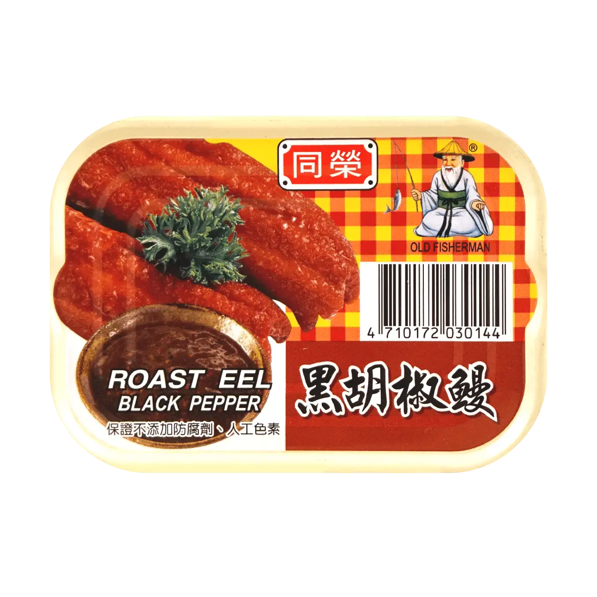 TONGYENG Taiwan Black Pepper Grilled Eel Can 100g - Savory Seafood Snack, Ready-to-Eat Delicacy