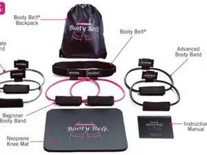 Booty Belt - The Patented Booty Building Workout System Designed to Build Lift & Tone Your Glutes, Abs & Lower Body