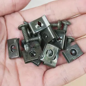 Car screws, base, U-shaped clamp, car modification clamp, interior side panel bumper protection clamp, electric vehicle, bicycle, screws, automotive repair tools