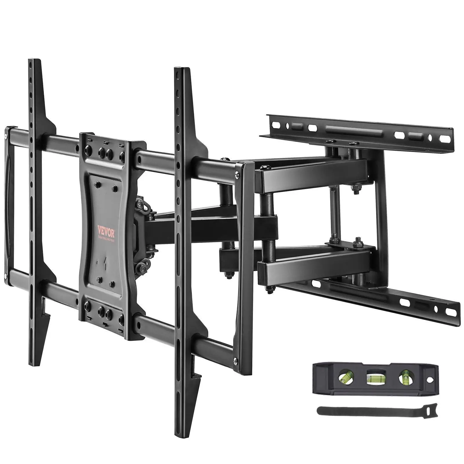 VEVOR Full Motion TV Mount Fits for Most 37-75 inch TVs, Swivel Tilt Horizontal Adjustment TV Wall Mount Bracket with 4 Articulating Arms, Max VESA 60