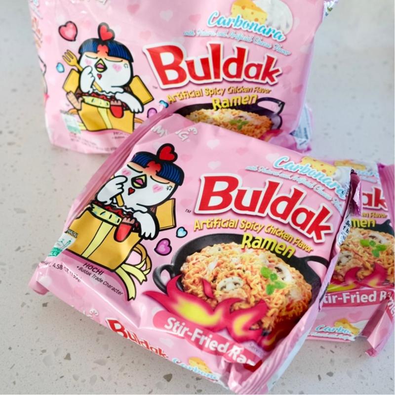 Samyang Buldak Cheese Stir-Fried Ramen with Chicken Flavor