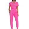 COZYSCRUBS Women's Scrub Sets - V-Neck Scrub Top, Jogger Pants, Stretchy Fabric Medical Workwear, Basic Lady Women's Clothes Uniform