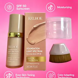 4 in 1 Foundation Spf 50+ Sunscreen, Long-lasting Waterproof, Daily Use,facial Beauty Enhancer, Flawless Skin Winner, Reliable Sun Protecting