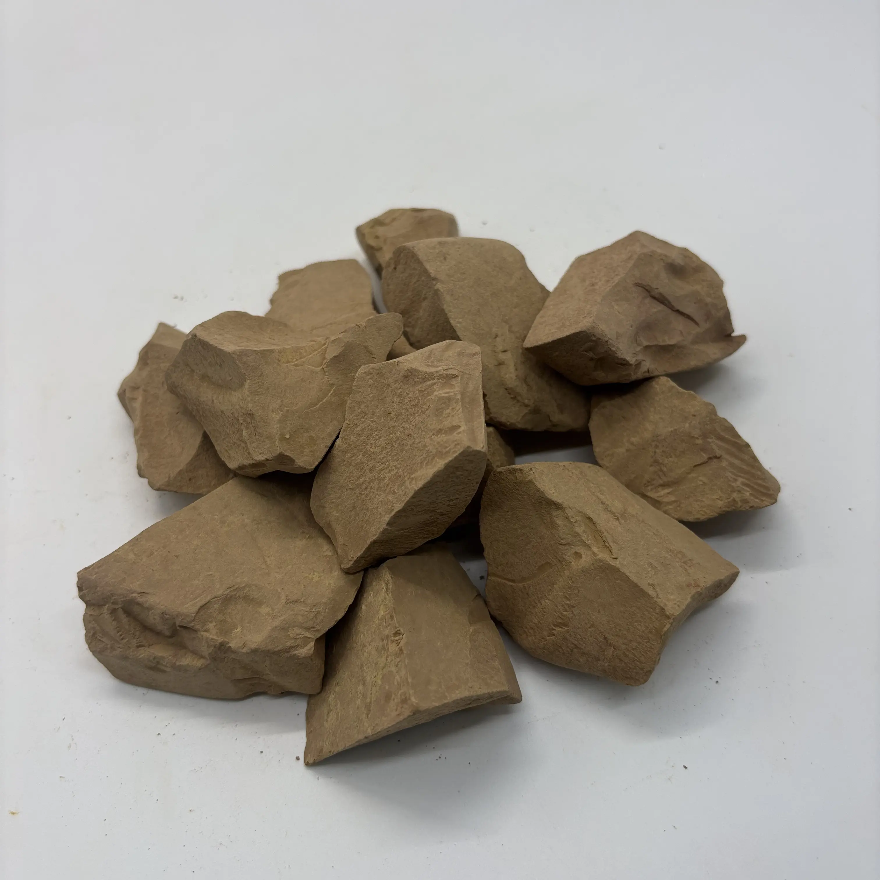 Narat Brown Kaolin Clay Lump - 200g(7oz) No-Additive All-Natural Cosmetic Grade, Hard & Brittle, Slightly Sticky When Wet, Crumbles into Chunks, Crafts Moldable Clay for Home & Garden Soil Use, Clay/Dough