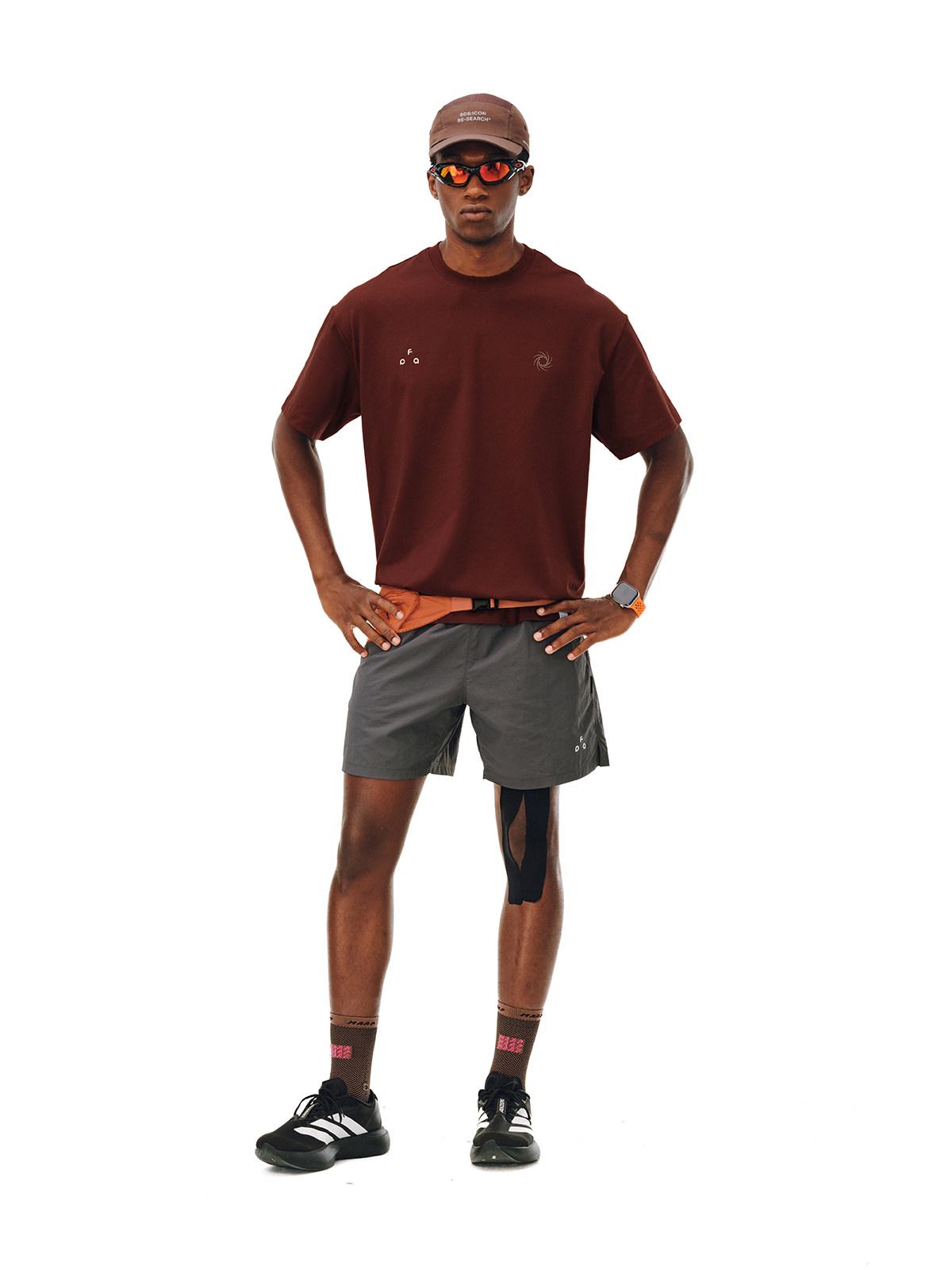 FPA Men’s Polka Dot Slogan Sports T-Shirt – Quick Dry, Crew Neck, Summer Outdoor Casual Tee