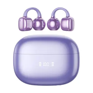 Clipbus7 Clip-on Design Earphones, Upgraded Panoramic Sound Headset, Comfortable Wearing & IPX5 Waterproof Sports Earbuds for Work, Fitness