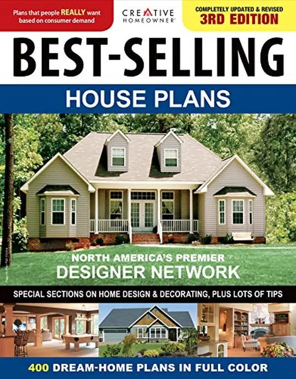 USED-Best-Selling House Plans by Editors of Creative Homeowner (Paperback)