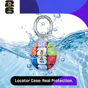FIFA F26C01 World Cup Football Tracker Protective Case — scratch-resistant,Shockproof silicone case for mini smart tracker, an everyday accessory for football fans
