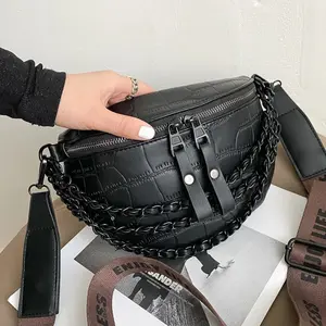 Chain Fashion Waist and Crossbody Bag