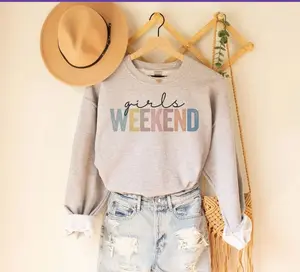 Girls Weekend Shirt, Weekend Sweatshirt, Girls Camping Shirt, Mom Sweatshirt, Funny Mom Shirt, Weekend Sweatshirt Womenswear Hoodie Tops Comfort Sweaters Casual