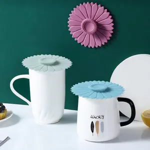 3pcs Silicone Cup Covers, Multicolored Silicone Lids for Mug, Cup &Tea Pots, Flexible Mug Covers, Hot Cup Lids for Coffee & Tea