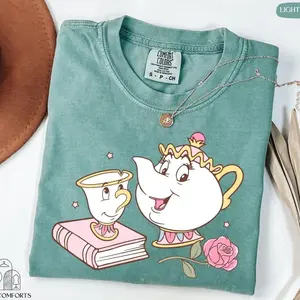 Comfort Colors/Gildam Mrs. Potts and Chip Shirt Monster and His Princess Magical Characters Shirt WDW Shirt Magic Kingdom Shirt, Outfit Summer 2026