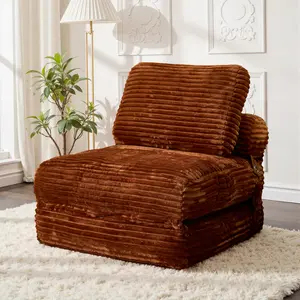 Folding Sofa Bed, Convertible Sleeper Chair Bed, Floor Couch for Adults with Back Support and Pillow, Comfy Floor Sofa Lounge for Liveroom Apartment Balcony