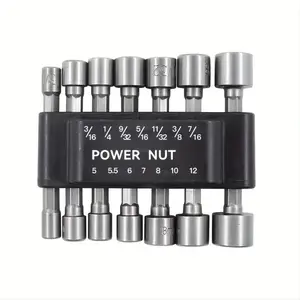 14-Piece Non-Magnetic Socket Set, Electric Hex Wrench Bits, Pneumatic Screwdriver Sockets, Wholesale Combo Kit for DIY Tools