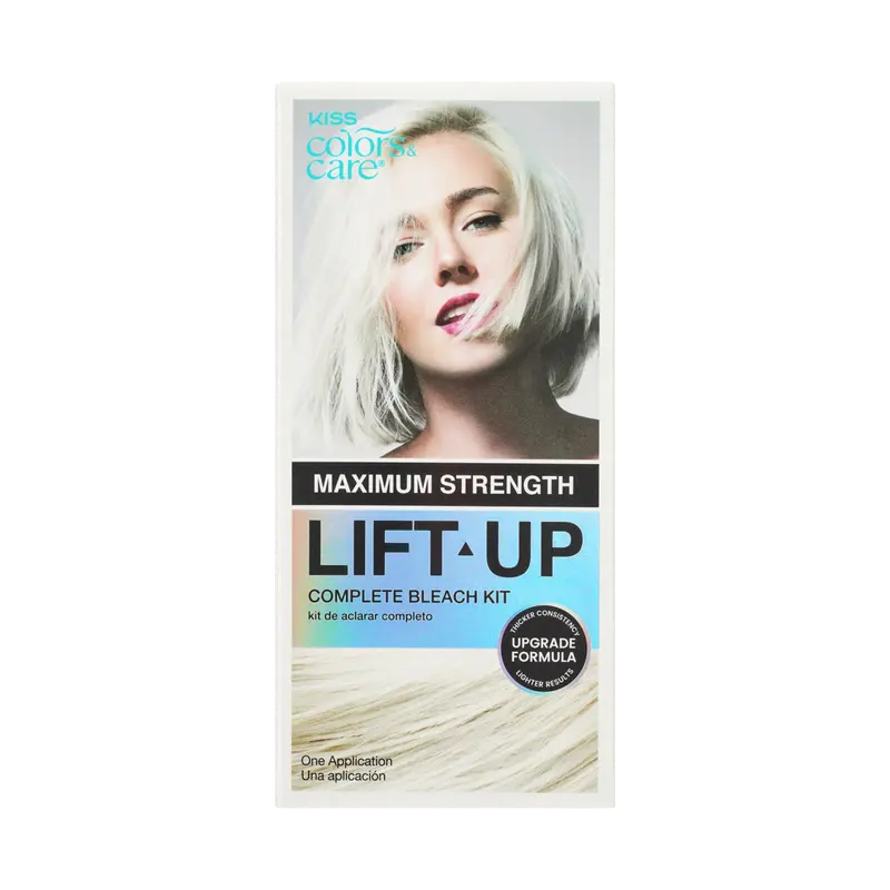 Kiss Colors & Care Maximum Strength Lift-Up Complete Bleach Toner Kit - Ice | Bleach Kit, Hair Dye, Hair Color
