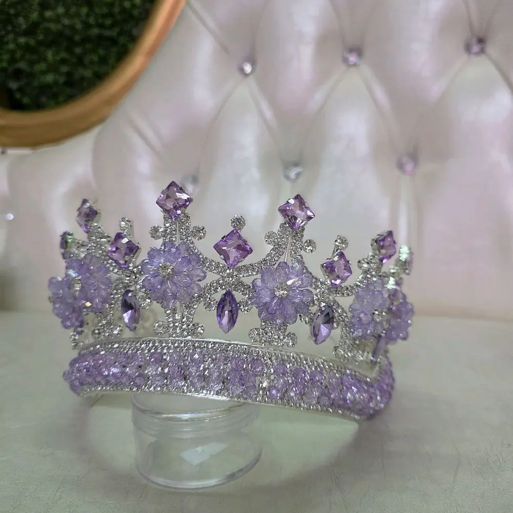 Lilac & Silver Quince Crown