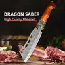 Household Multi-Use Kitchen Cutting Knife - Durable Sharp Thick Blade Kitchenware, Cooking Equipment for Bone Chopping, Veg Prep, Knives Kitchen Set Compatible
