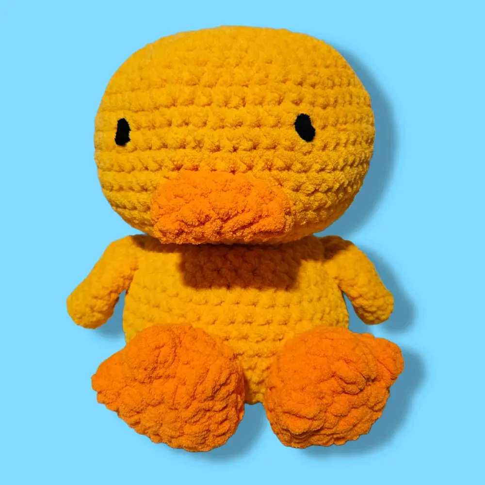 Handmade Crochet Jumbo Duck Plush