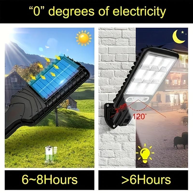 1pc/4pcs Solar Motion Wall Lights Outdoor, 3 Modes Security Lights No Wiring Needed, Du Rable Plastic Polished Finish for Garden, Path, Patio, Warehouse Safety Lighting, Solar Motion Lights, Pathway, Wallmounted Lights, Rechargeable Lights
