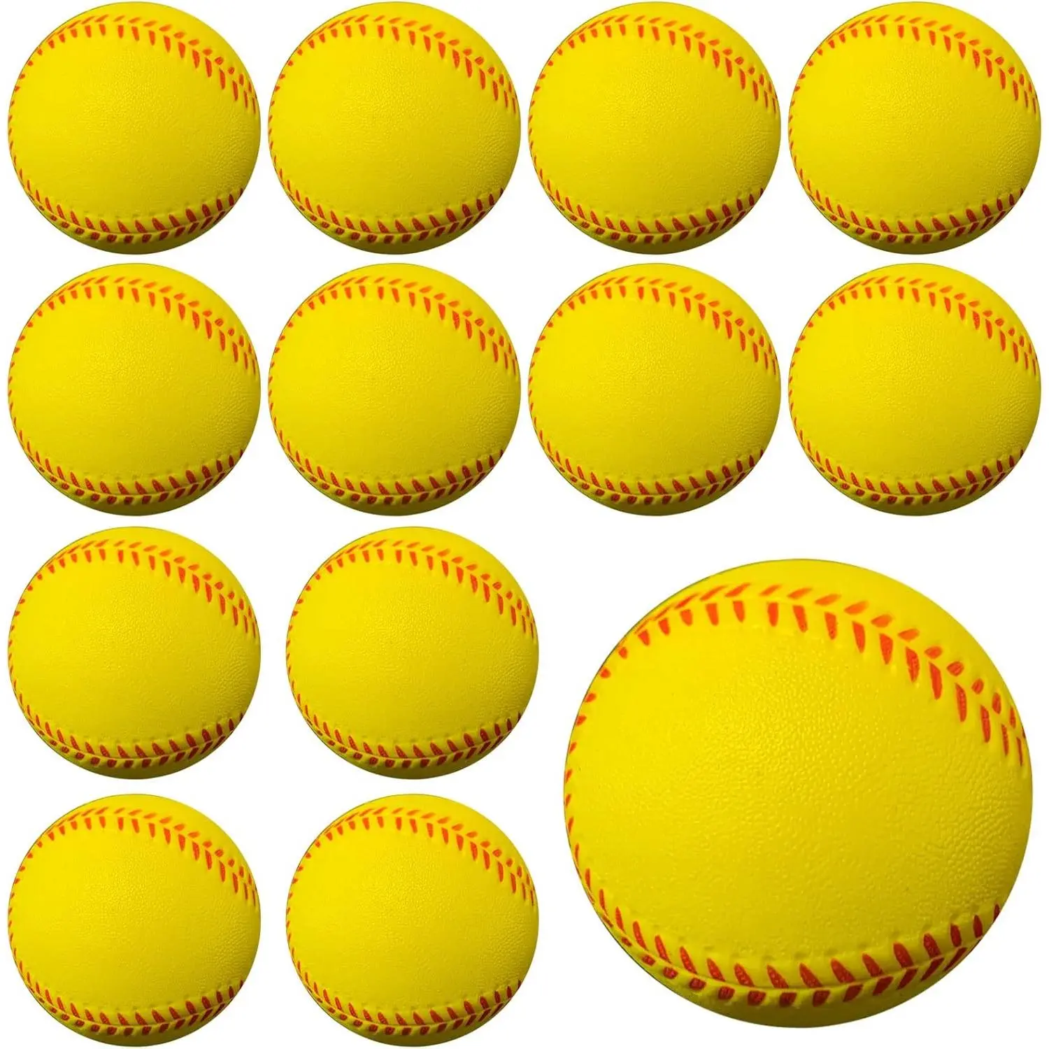Baseballs 12 Pack Soft Baseballs for Youth Teenager Players   Baseballs  Balls for Hitting and Indoor or Outdoor
