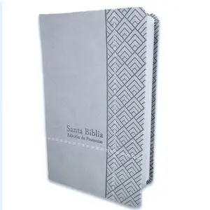 Biblia de Promesas Letra Grande Manual RV1960 imit piel gris claro