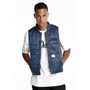 Daily Paper Navy Padded Vest