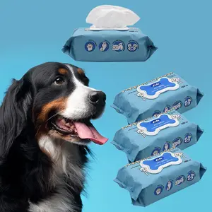100/200/300pcs Pet Wipes for Dogs & Cats Daily Cleaning Hypoallergenic No-Rinse Grooming Unscented Wipes for All Breeds