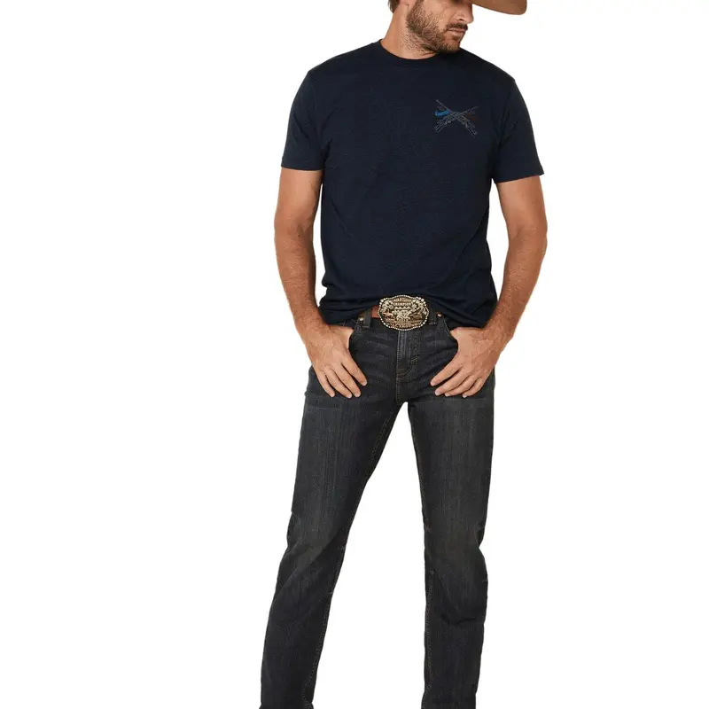 Cody James Men's Men'S Barn Sour Wash Jackson Slim Straight Stretch Denim - Cjfa20j43-Dkw