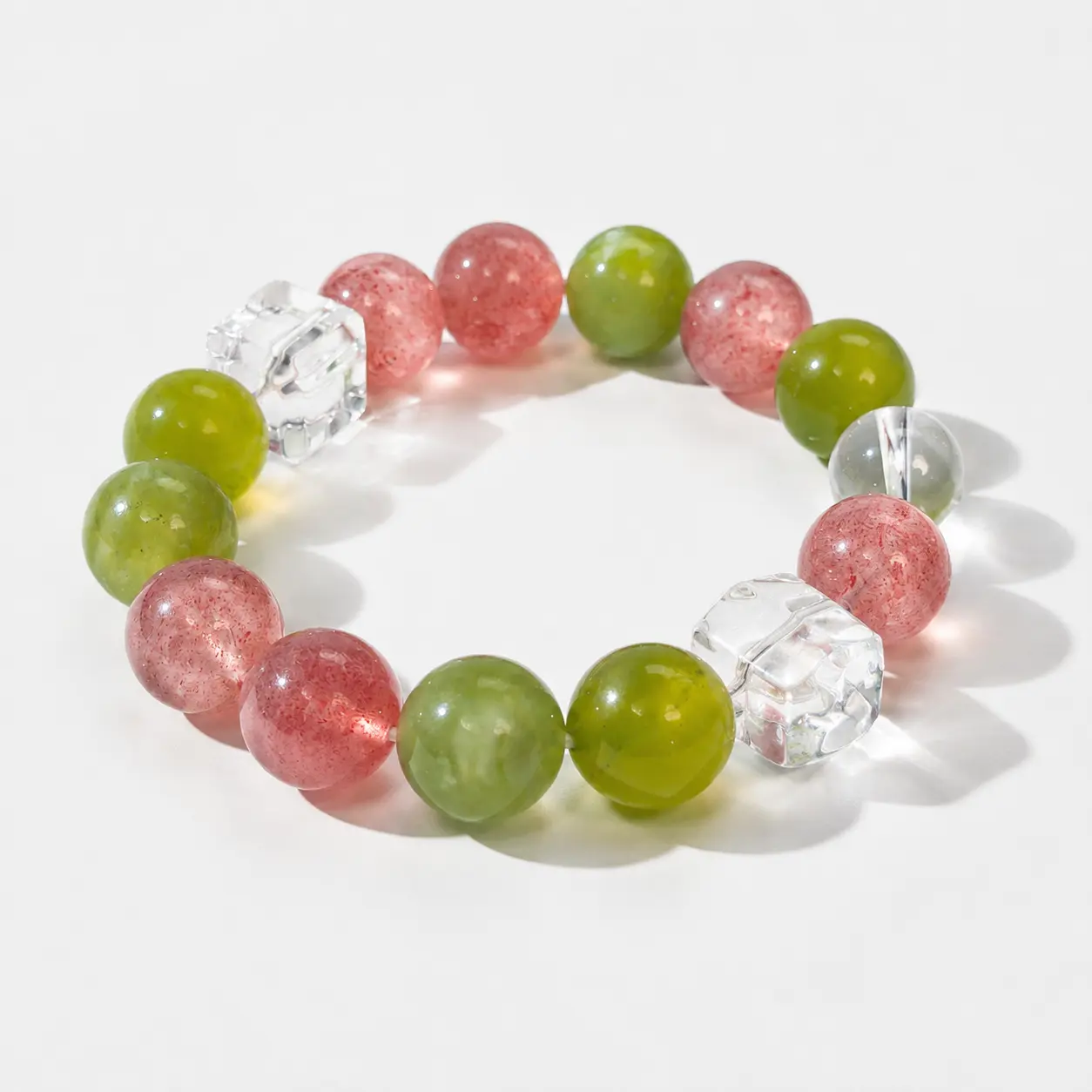 Strawberry Crystal Bracelet – Natural Crystal Design