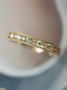 Women's Elegant Minimalist Promise Ring, Exquisite Trendy Engagement Ring, Chic Gorgeous Jewelry As Gift for Girlfriend, Wedding Promise Rings