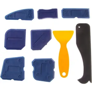9Count Caulking Removal Tool Kit Sealant Scraper Manual Tool Window Caulking Cement Caulking Household Tool