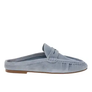 Steve Madden Womens Rafe Mule Loafers Flats Casual - Blue