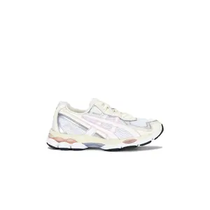 Asics Gel-NYC 2055 Sneaker in White & Barely Rose
