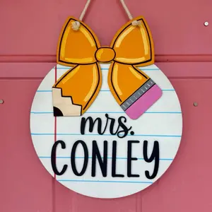 Coquette Teacher Door Hanger / classroom decor / back to school