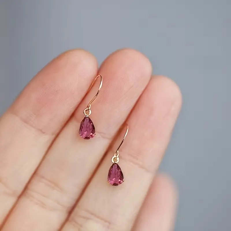 1pc Teardrop Earrings, Chic French Design, Elegant Goddess Stud Earrings, Perfect Gift for Mother's Day, Valentine's Day, Birthday, Anniversary, Gift for Birthdays, Gift for Anniversaries