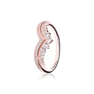 PANDORA Princess Wishbone Ring 187736CZ