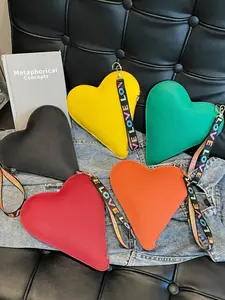 Mini Heart-Shaped Wallet, Lipstick Coin Purse, Small Love Handbag, Jewelry Phone Storage Bag, Valentine's Day Mother's Day Gift Bag