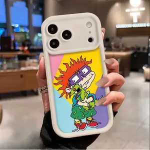 Cute Dino Playmate Phone Case for iPhone 17 AIR 17 PRO 16 PRO 15  PRO MAX  14 PLUS 13 PRO 12 11 PRO XS MAX X XR Samsung Galaxy S26 Plus S25 Ultra S24 S23 S22 Plus Shockproof Protective Cover Full Protection Anti-Drop