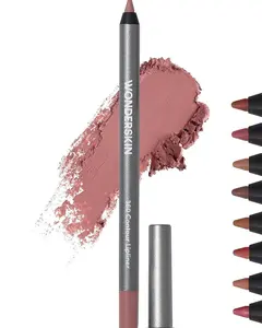 (1pcs) Wonderskin Lipliner Pencil - 360 Contour Lipliner, Long Lasting, Sharpenable, Waterproof and Transfer-Proof Brown Lip Liner Pencil (Saddle)