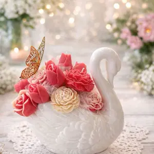Blush Swan Elegance