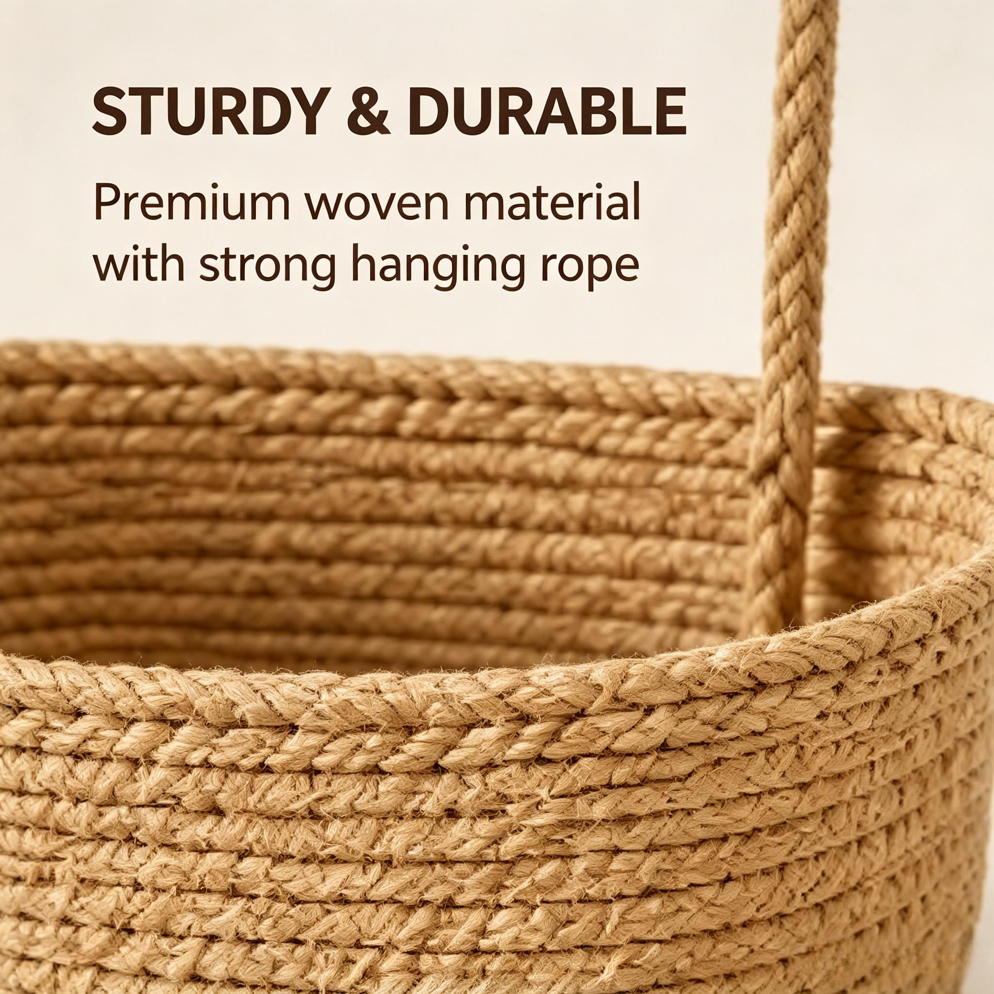 Woven cotton 3-Tier Over the Door Basket, Wall-Mounted Jute Bathroom Storage Organizer – Decorative Nursery Baskets, Perfect for Busy Mom/Dad to Store Diapers & Toys small basket Gift Hook laundry basket house organizers Woven cotton 3-Tier Over the Door Basket, Wall-Mounted Jute Bathroom Storage Organizer – Decorative Nursery Baskets, Perfect for Busy Mom/Dad to Store Diapers & Toys small basket Gift Hook laundry basket house organizers