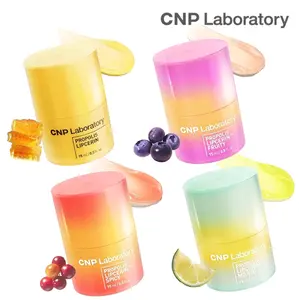 Honey Lip Butter SET (Honey, Fruity, Mojito, Spicy), Propolis Lipcerin, Hydrating, Gentle Exfoliation, Deep Nourish, Revitalizing Dry Lips, Shea Butter (0.5 fl.oz / 15ml*4) Korean Skincare, Comfort Lipcare, Lip Balm