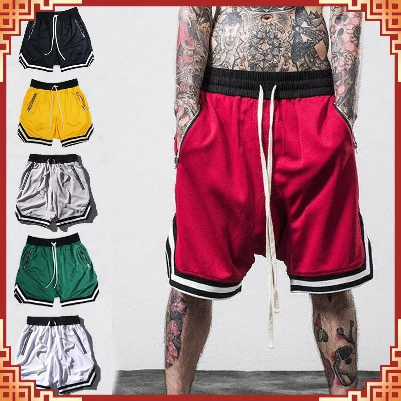 Men's plus Size-Drying Breathable and Loose Running Sports Casual Shorts Basketball Training PantsGift