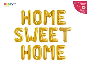 Home Sweet Home Balloon Banner | Welcome Home Banner | Party Decoration NEW HOME Banner | Housewarming Party Decorations Banner