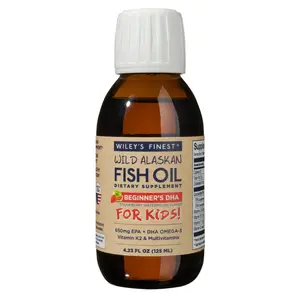 Wiley’s Finest Wild Alaskan Fish Oil Bold Vision - Fish Oil Eye Health Supplement with Lutein, Zeaxanthin, Bilberry, Omega-7, Vitamin E, and Zinc - 60 Softgels (30 Servings)