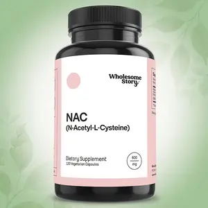NAC Supplement N-Acetyl L-Cysteine 600mg - Supports Liver Lung & Fertility Health - 120 Capsules - 120 Serving Supply