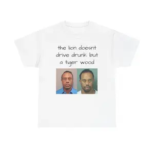 Tiger Woods Mugshot 2026 Tee Shirt