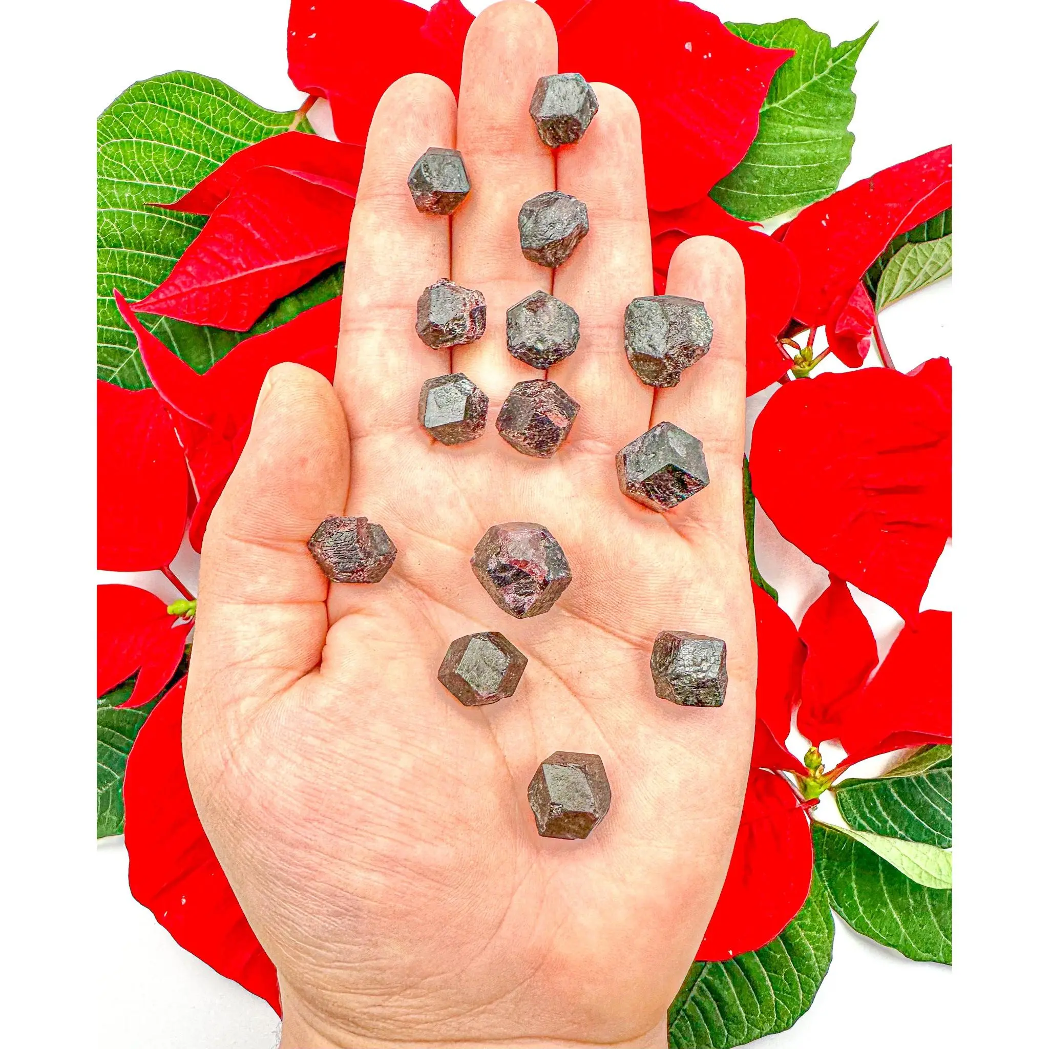 Raw Garnet Pocket Stones - Stunning Natural Gemstones