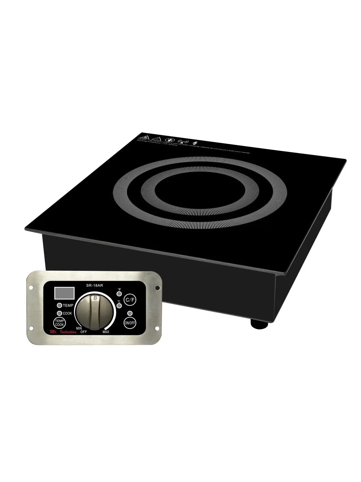 SPT SR-18AR 1800 watts Built-In Commercial Induction Range